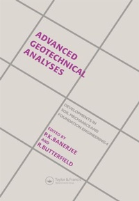 Enlarge image Cover: Advanced Geotechnical Analyses - Spon Press