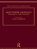 Cover: Matthew Arnold - Routledge