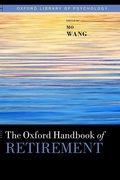 Cover: The Oxford Handbook of Retirement - Oxford University Press Inc