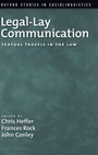 Cover: Legal-Lay Communication - Oxford University Press Inc