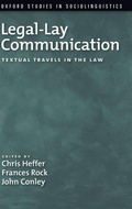 Cover: Legal-Lay Communication - Oxford University Press Inc