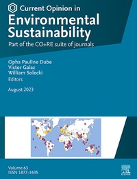 Abbildung von: Current Opinion in Environmental Sustainability - Elsevier