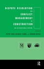 Cover: Dispute Resolution and Conflict Management in Construction - CRC Press