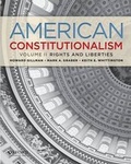 Cover: American Constitutionalism, Volume 2 - Oxford University Press Inc