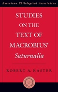 Cover: Studies on the Text of Macrobius' Saturnalia - Oxford University Press Inc