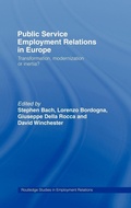 Cover: Public Service Employment Relations in Europe - Routledge