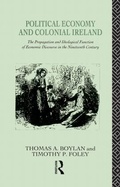 Cover: Political Economy and Colonial Ireland - Routledge