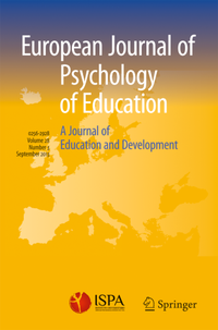 Abbildung von: European Journal of Psychology of Education - Springer
