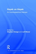 Cover: Hayek on Hayek - Routledge