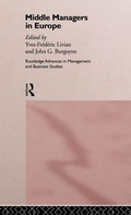 Cover: Middle Managers In Europe - Routledge