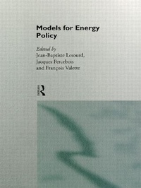 Enlarge image Cover: Models for Energy Policy - Routledge