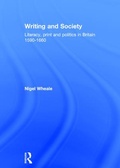 Cover: Writing and Society - Routledge