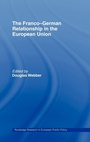 Cover: The Franco-German Relationship in the EU - Routledge