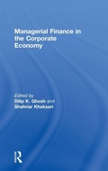 Cover: Managerial Finance in the Corporate Economy - Routledge