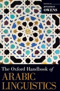 Cover: The Oxford Handbook of Arabic Linguistics - Oxford University Press Inc
