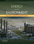 Cover: Energy and The Environment - Oxford University Press Inc