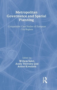 Enlarge image Cover: Metropolitan Governance and Spatial Planning - Routledge