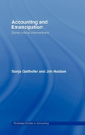 Cover: Accounting and Emancipation - Routledge