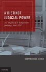 Cover: A Distinct Judicial Power - Oxford University Press Inc