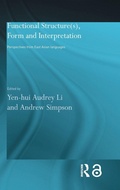 Cover: Functional Structure(s), Form and Interpretation - Routledge