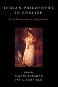 Cover: Indian Philosophy in English - Oxford University Press Inc