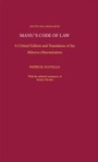 Cover: Manu's Code of Law - OUP eBook