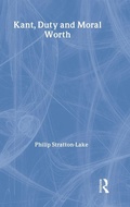 Cover: Kant, Duty and Moral Worth - Routledge