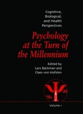 Bild: Psychology at the Turn of the Millennium, Volume 1 - Psychology Press Ltd
