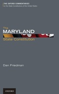Cover: The Maryland State Constitution - Oxford University Press Inc