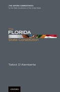 Cover: The Florida State Constitution - Oxford University Press Inc