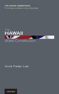 Cover: The Hawaii State Constitution - Oxford University Press Inc