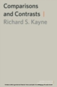 Enlarge image Cover: Comparisons and Contrasts - OUP eBook