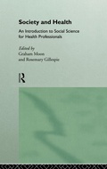 Cover: Society and Health - Routledge