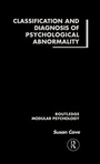 Cover: Classification and Diagnosis of Psychological Abnormality - Routledge