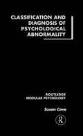 Cover: Classification and Diagnosis of Psychological Abnormality - Routledge