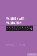 Cover: Validity and Validation - Oxford University Press Inc