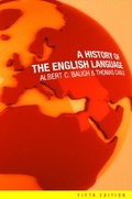 Cover: A History of the English Language - Routledge