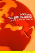 Cover: A History of the English Language - Routledge