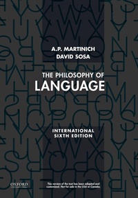 Enlarge image Cover: The Philosophy of Language - Oxford University Press Inc