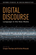 Cover: Digital Discourse - OUP eBook