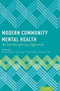 Cover: Modern Community Mental Health - Oxford University Press Inc