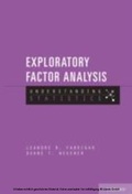 Cover: Exploratory Factor Analysis - OUP eBook