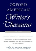 Cover: Oxford American Writer's Thesaurus - Oxford University Press Inc