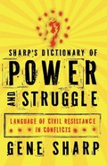 Cover: Sharp's Dictionary of Power and Struggle - Oxford University Press Inc