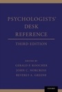 Cover: Psychologists' Desk Reference - OUP USA