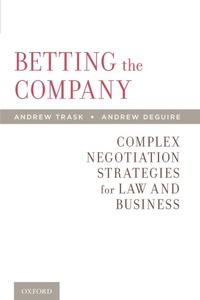 Abbildung von: Betting the Company - Oxford University Press Inc