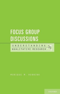 Enlarge image Cover: Understanding Focus Group Discussions - Oxford University Press Inc