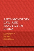 Cover: Anti-Monopoly Law and Practice in China - OUP USA
