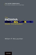 Cover: The Indiana State Constitution - OUP eBook
