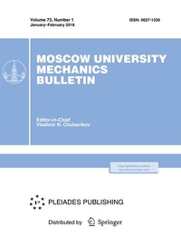 Abbildung von: Moscow University Mechanics Bulletin - Pleiades Publishing